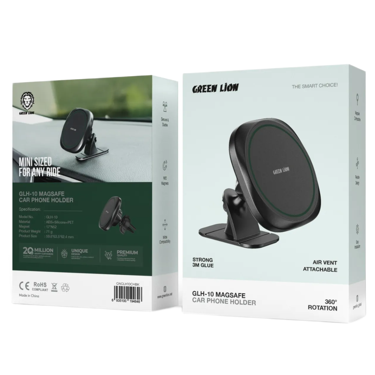 Green Lion GLH-10 MagSafe Car Phone Holder - Image 2