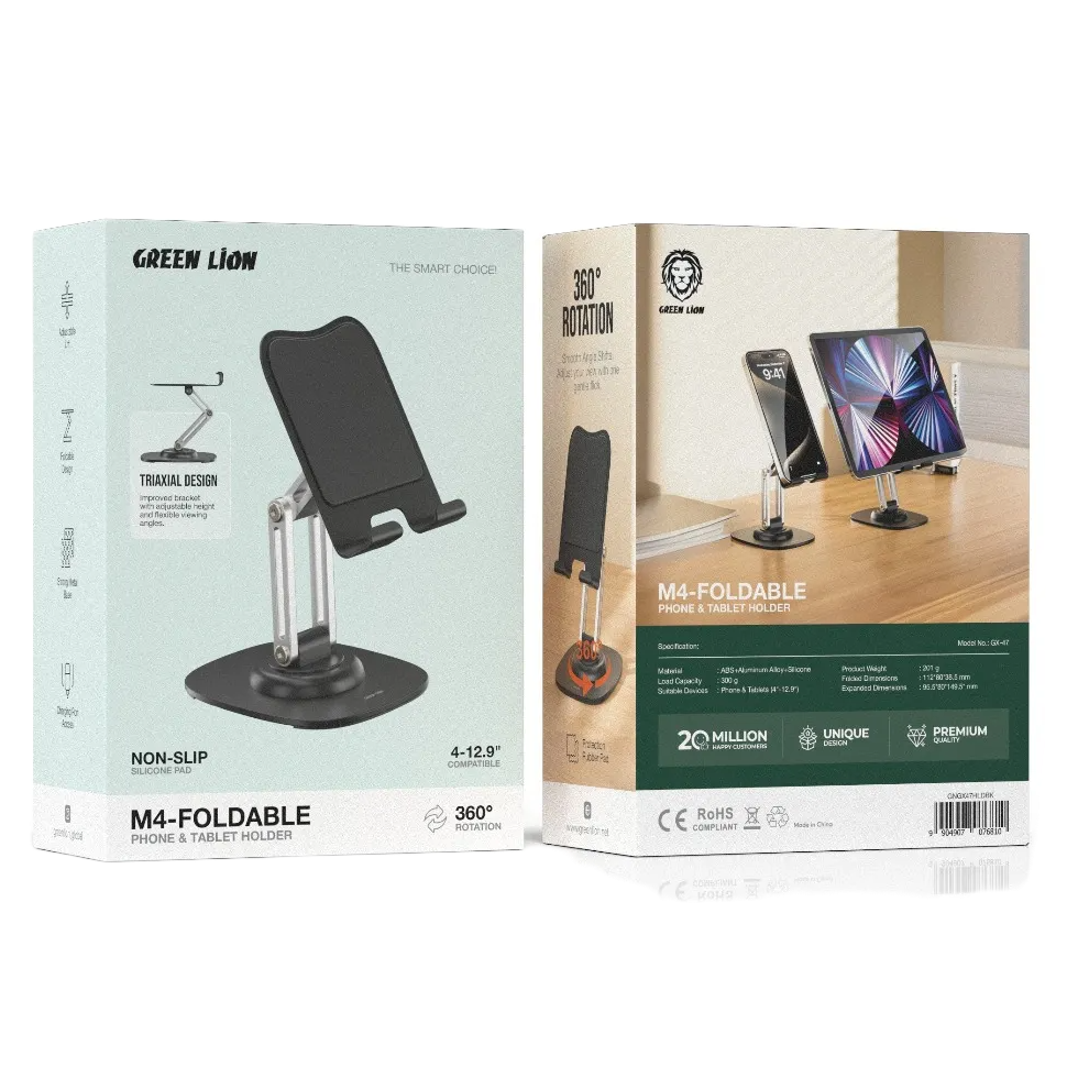 Green Lion M4-Foldable Phone & Tablet Holder - Image 2