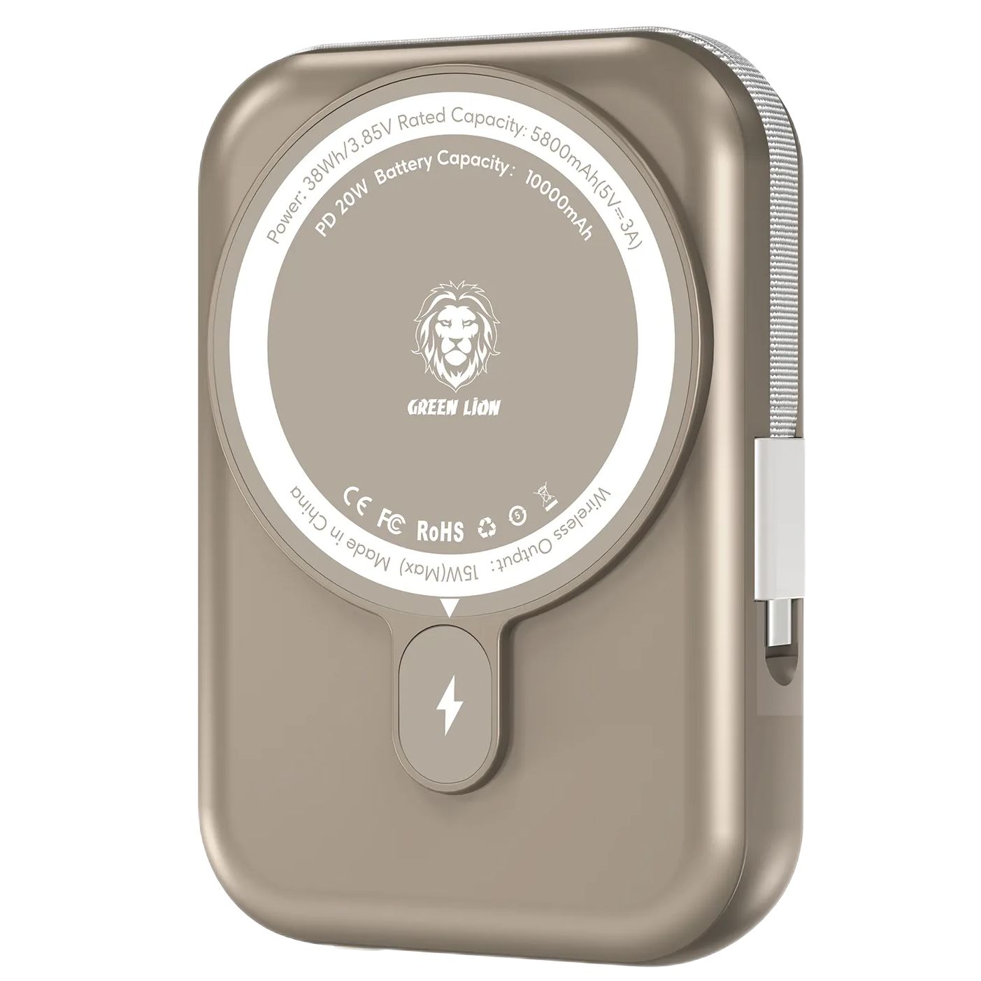 Green Lion 10000mAh Monaco MagSafe Power Bank - Image 5