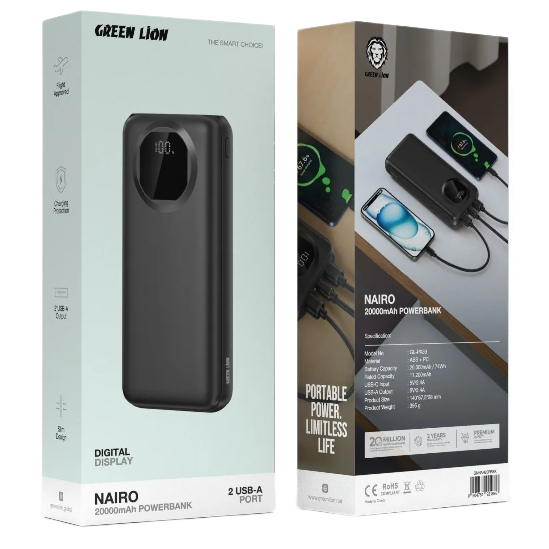 Green Lion Nairo 20000mAh Power Bank - Image 2