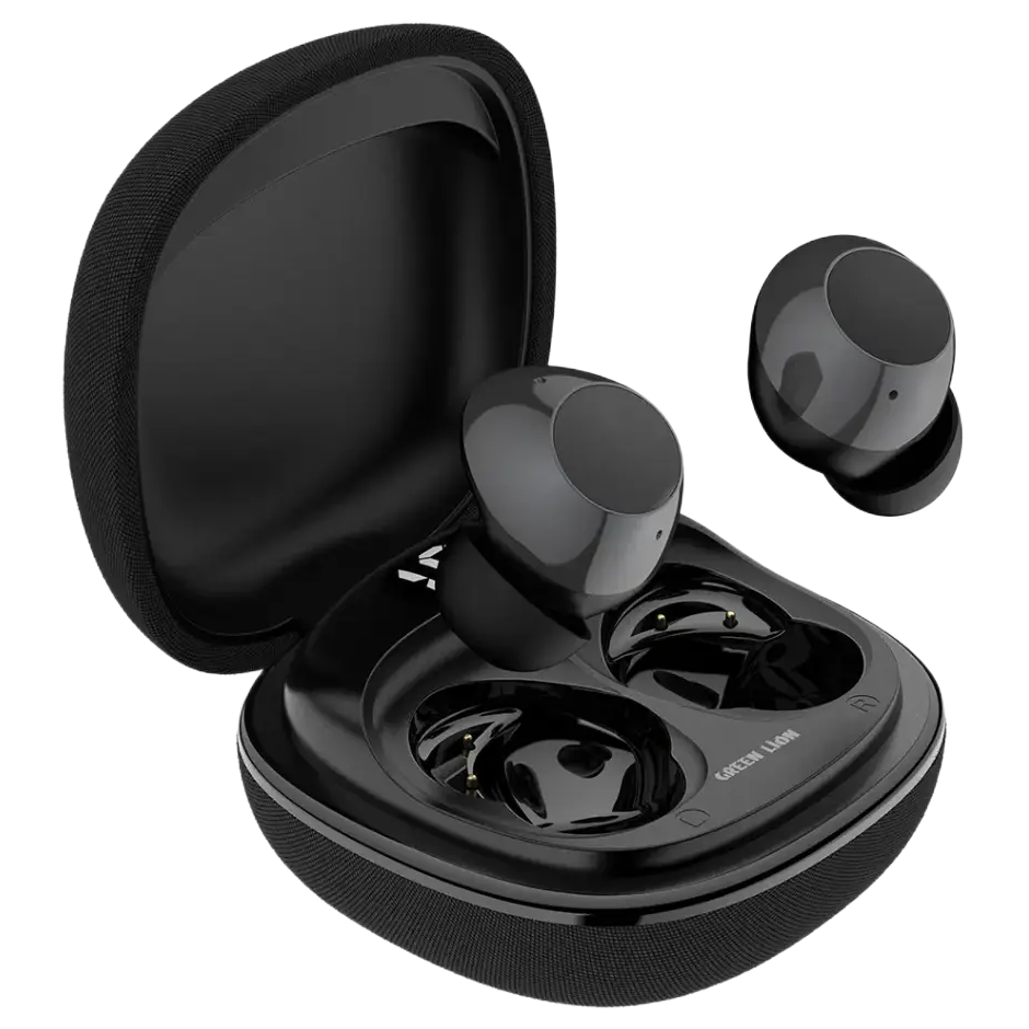 Green Lion Malbun True Wireless Earbuds - black